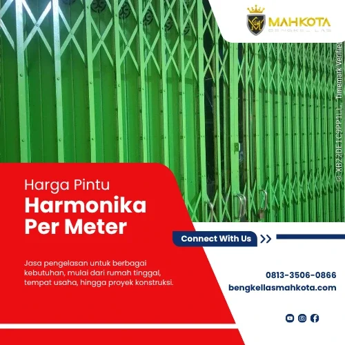harga pintu harmonika per meter