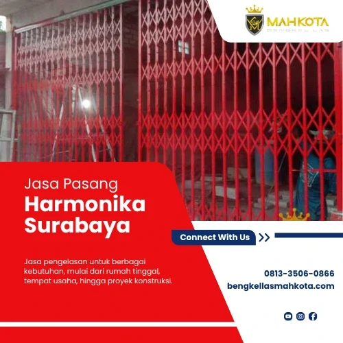 jasa pasang pintu harmonika surabaya