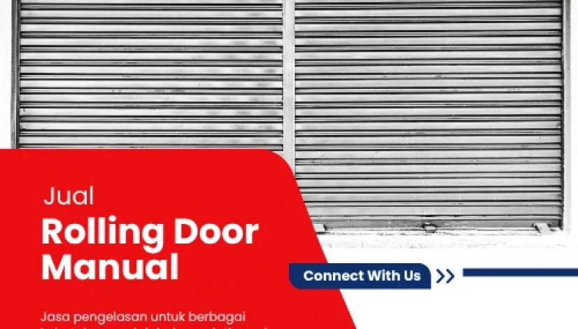 jual rolling door manual