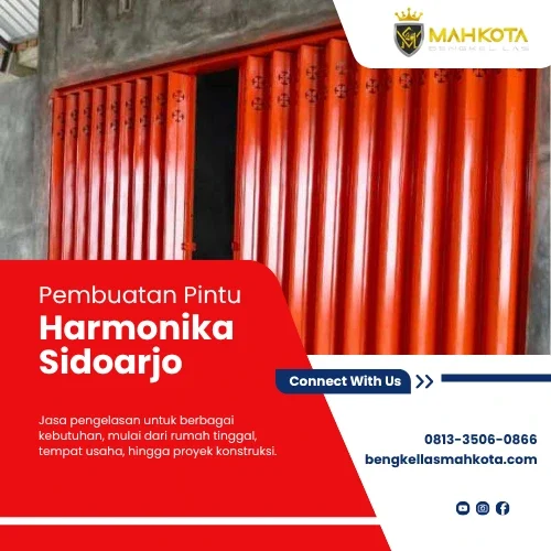pembuatan pintu harmonika sidoarjo