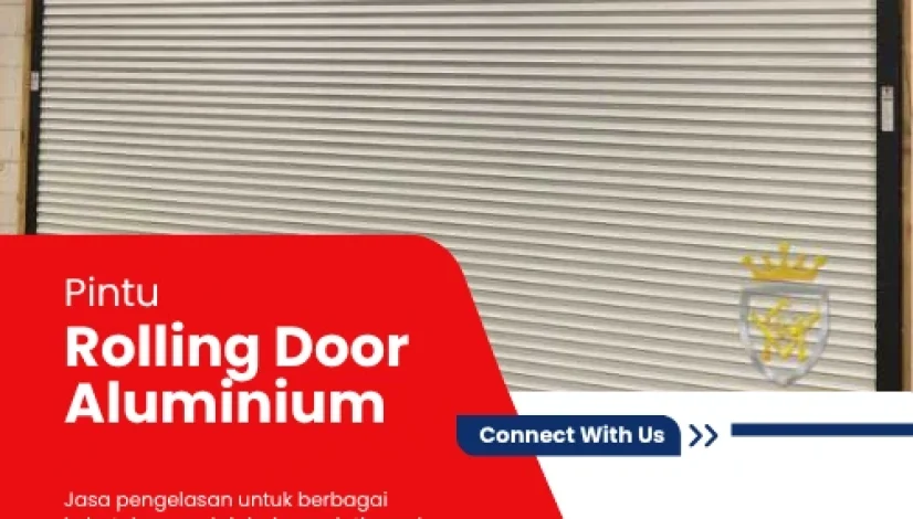 pintu rolling door aluminium​