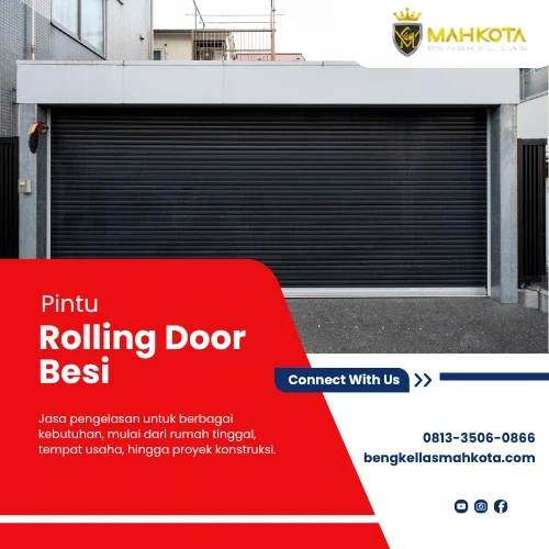 pintu rolling door besi