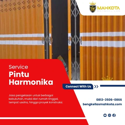 service pintu harmonika