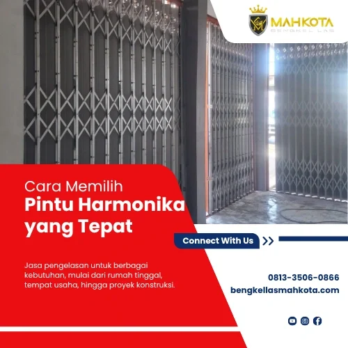 Cara Memilih Pintu Harmonika yang Tepat