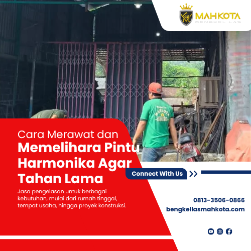 Cara Merawat dan Memelihara Pintu Harmonika Agar Tahan Lama