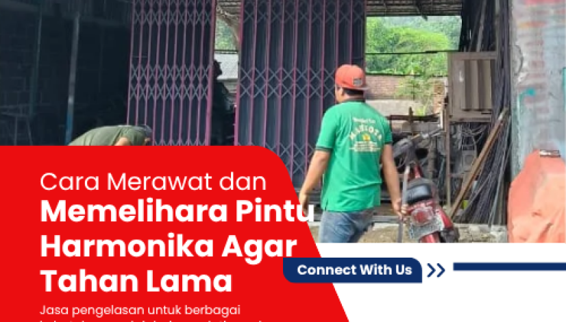 Cara Merawat dan Memelihara Pintu Harmonika Agar Tahan Lama