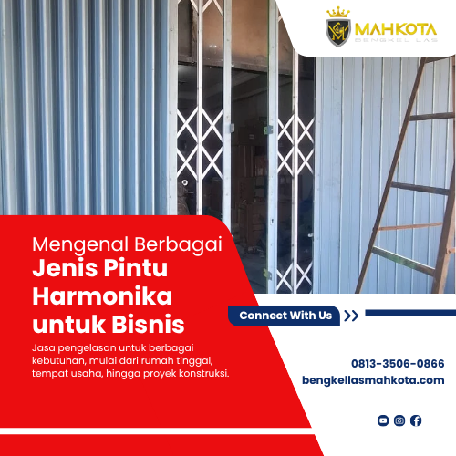 Mengenal Berbagai Jenis Pintu Harmonika untuk Bisnis