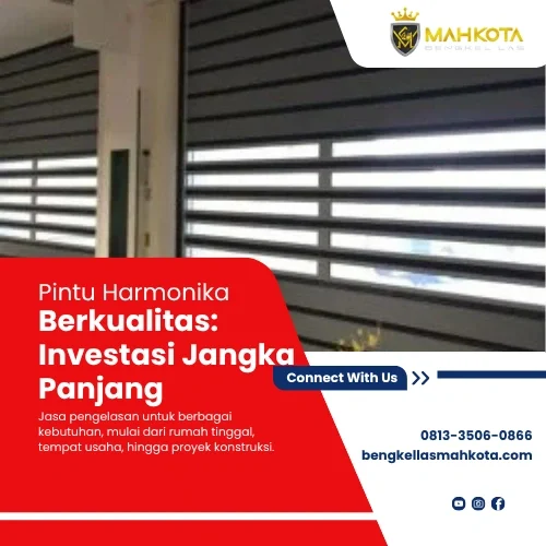Pintu Harmonika Berkualitas Investasi Jangka Panjang untuk Toko Anda
