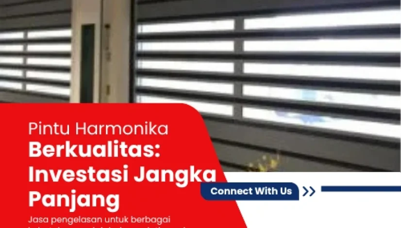Pintu Harmonika Berkualitas Investasi Jangka Panjang untuk Toko Anda