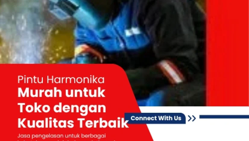 Pintu Harmonika Murah untuk Toko dengan Kualitas Terbaik