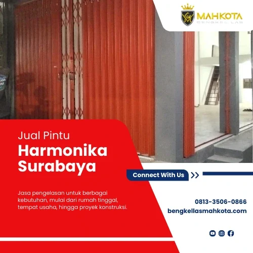 jual pintu harmonika surabaya