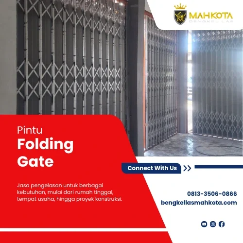 pintu folding gate