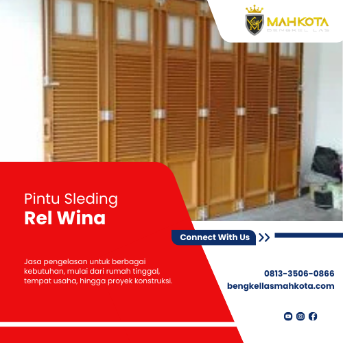 Pintu Sleding Rel Wina