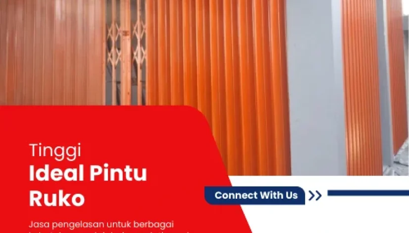 Tinggi ideal pintu ruko