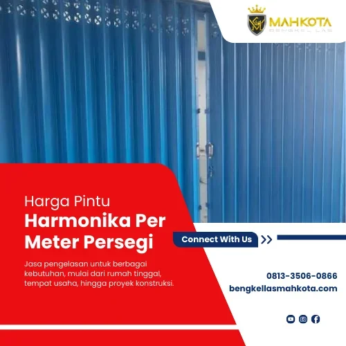 harga pintu harmonika per m2