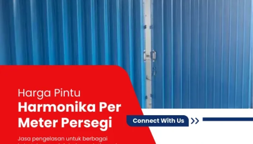 harga pintu harmonika per m2