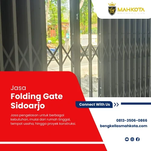 jasa folding gate sidoarjo