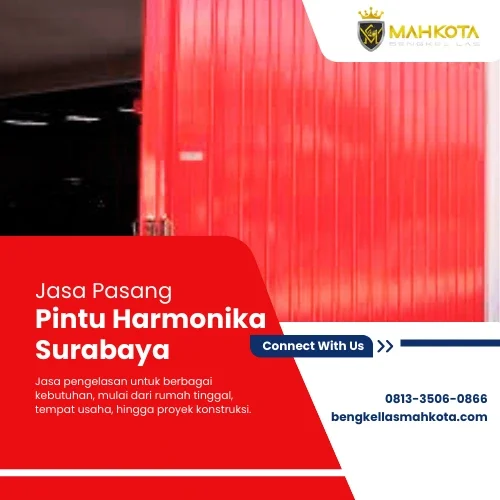 Jasa Pasang Pintu Harmonika Surabaya