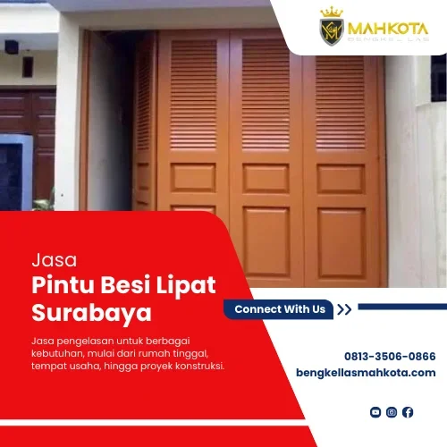 jasa pintu besi lipat surabaya