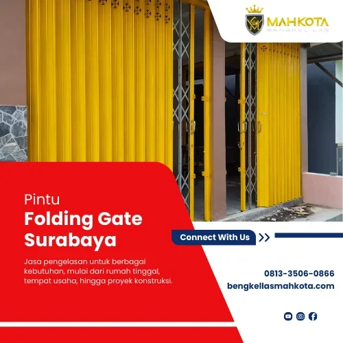 pintu folding gate surabaya