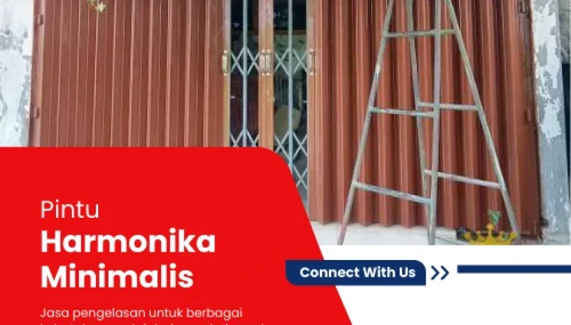 pintu harmonika minimalis