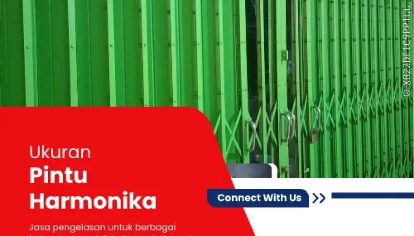 ukuran pintu harmonika