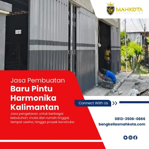 Jasa Pembuatan Baru Pintu Harmonika Kalimantan
