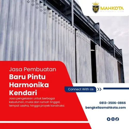 Jasa Pembuatan Baru Pintu Harmonika Kendari