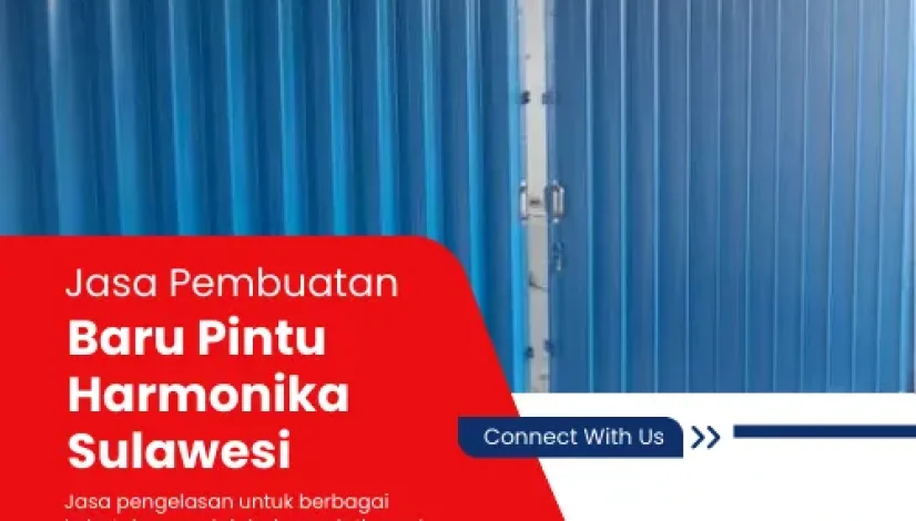 Jasa Pembuatan Baru Pintu Harmonika Sulawesi