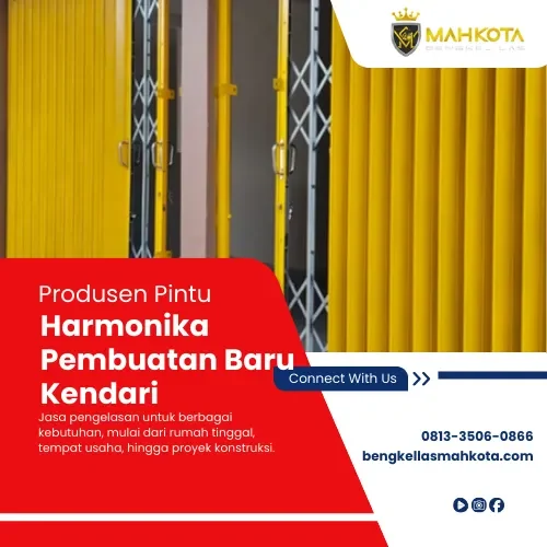 Produsen Pintu Harmonika Pembuatan Baru Kendari