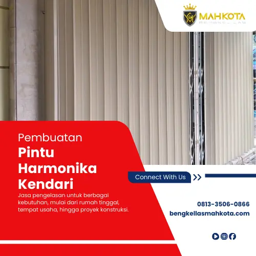 Pembuatan Pintu Harmonika Kendari