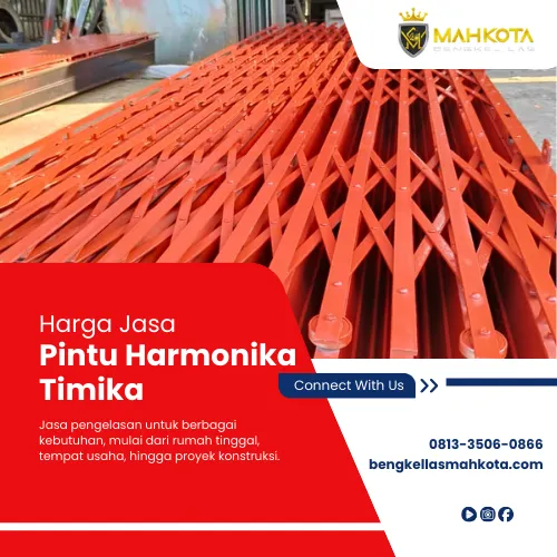 Harga Jasa Pintu Harmonika Timika