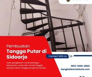 Pembuatan Tangga Putar di Sidoarjo