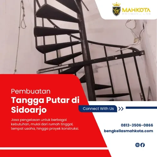 Pembuatan Tangga Putar di Sidoarjo