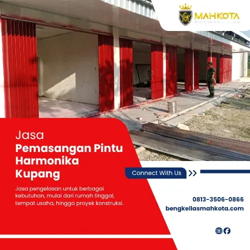 Jasa Pemasangan Pintu Harmonika Kupang