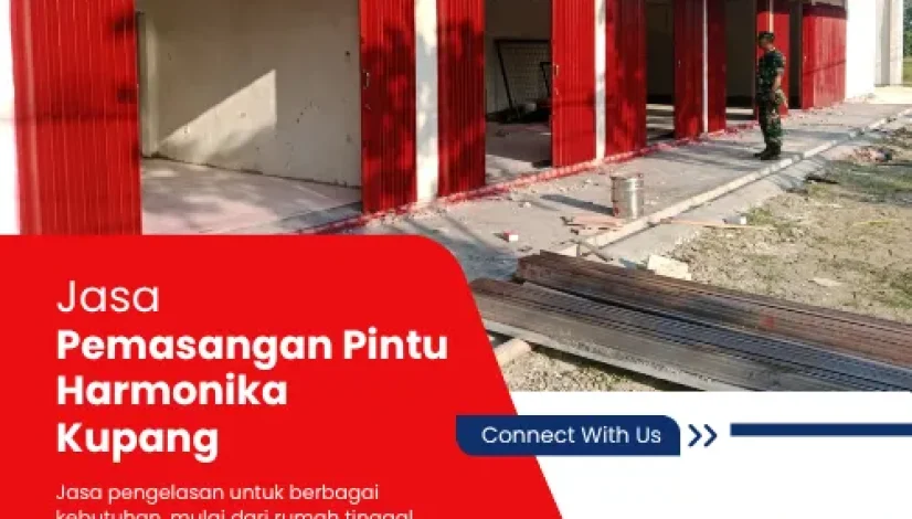 Jasa Pemasangan Pintu Harmonika Kupang