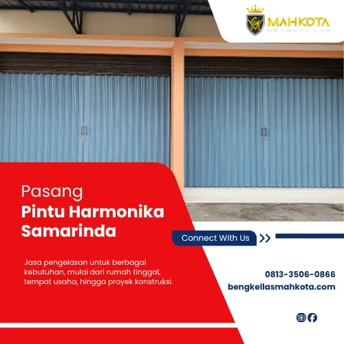 Pasang Pintu Harmonika Samarinda