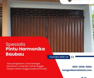 Spesialis Pintu Harmonika Baubau