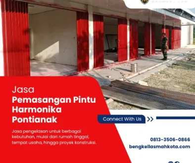 Jasa Pemasangan Pintu Harmonika Pontianak