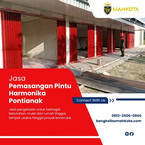 Jasa Pemasangan Pintu Harmonika Pontianak