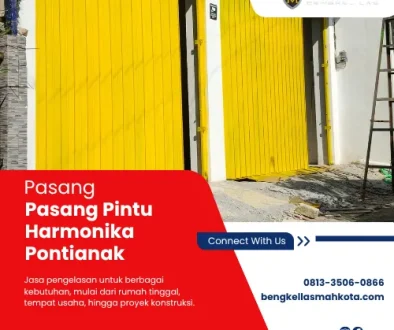 Pasang Pintu Harmonika Pontianak
