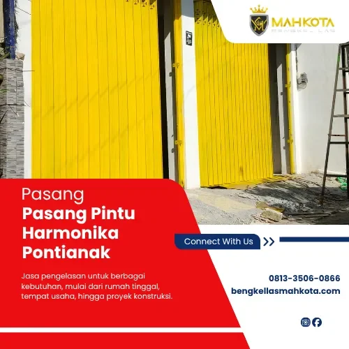 Pasang Pintu Harmonika Pontianak
