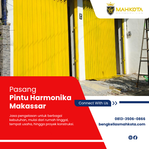 Pasang Pintu Harmonika Makassar